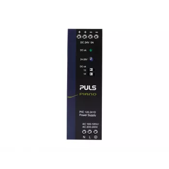 PULS Piano DIN-kiskovirtalähde 24V DC 5A 120W (PIC120.241D)