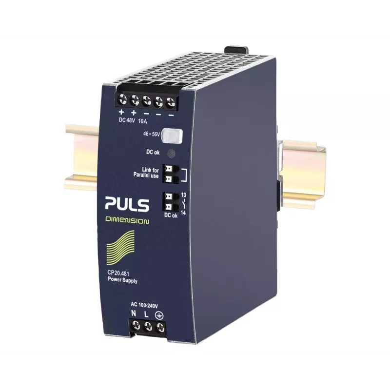 PULS CP20.481 DIN-kiskovirtalähde 48V 10A 480W