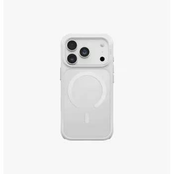 UNIQ Veren MagClick latauskotelo iPhone 18 Pro / 17 Pro – Chalk Frost