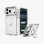 SPIGEN Ultra Hybrid Optik S MagSafe kotelo iPhone 17 Pro Max / 18 Pro Max – läpinäkyvä/hopea
