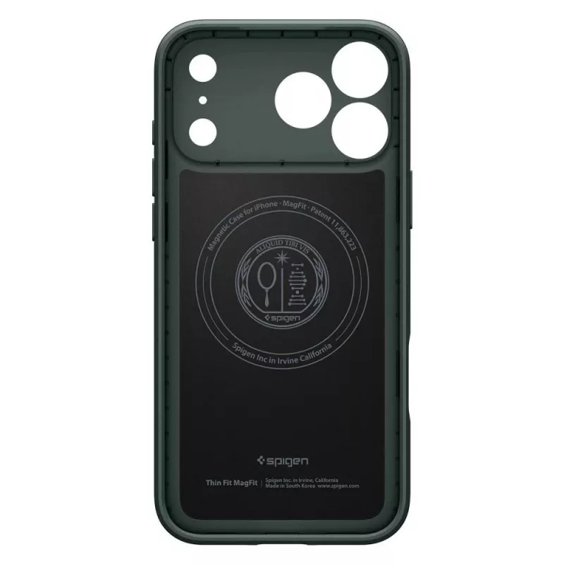 Spigen Thin Fit MagSafe -kotelo iPhone 18 Pro Max / 17 Pro Max - Abyss Green