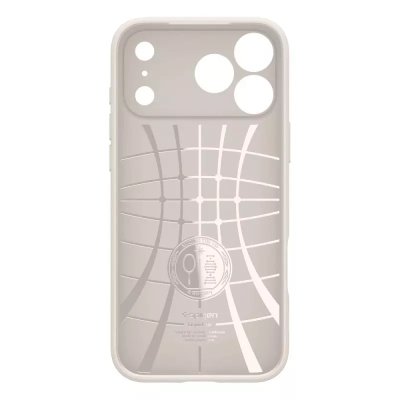Spigen Liquid Air -kotelo iPhone 17 Pro / 18 Pro - Natural Titanium