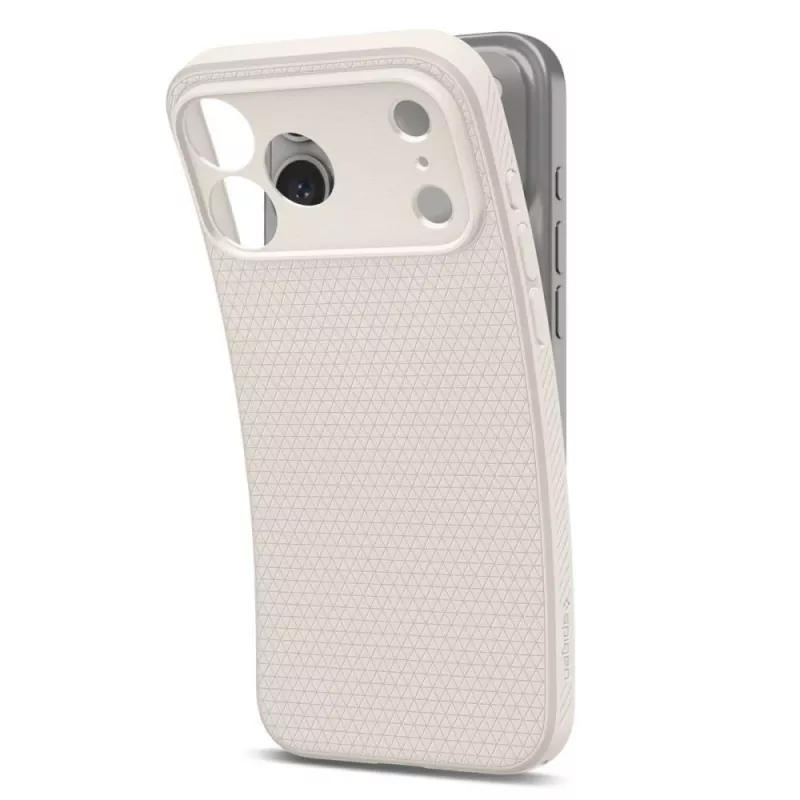 Spigen Liquid Air -kotelo iPhone 17 Pro / 18 Pro - Natural Titanium
