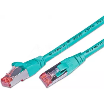 Wirewin S/FTP CAT6 0,25 m verkkokaapeli turkoosi (PKW-PIMF-KAT6 0.25 TK)