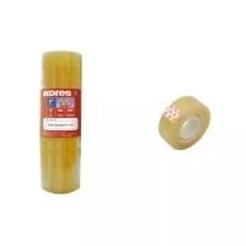 Kores teippi läpinäkyvä PP 19 mm x 33 m, 8 rullaa (K51319)