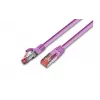 Wirewin S/FTP CAT6 0,25 m verkkokaapeli, pinkki (PKW-PIMF-KAT6 0.25 MG)