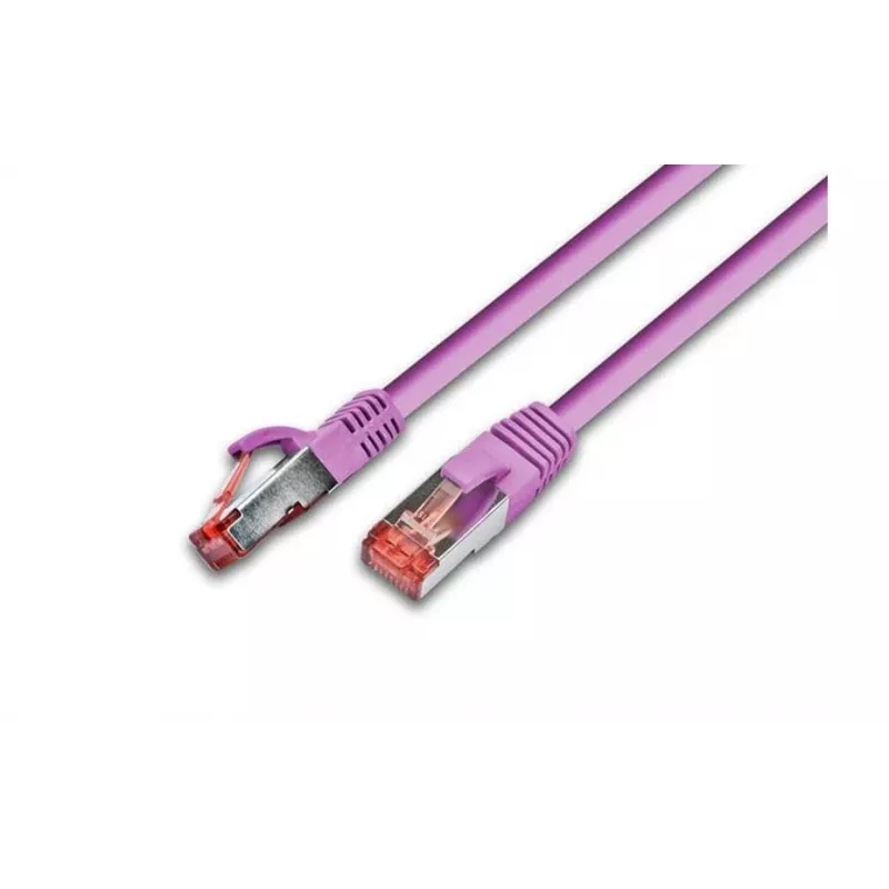 Wirewin S/FTP CAT6 0,25 m verkkokaapeli, pinkki (PKW-PIMF-KAT6 0.25 MG)