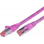 Wirewin S/FTP CAT6 0,75 m verkkokaapeli, pinkki (PKW-PIMF-KAT6 0.75 MG)