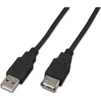 Wirewin USB A-A MF 0.15 SW USB 2.0 -jatkokaapeli, 0,15 m, musta