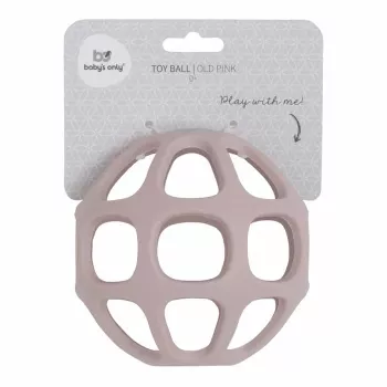 BABY'S ONLY silikoninen puremispallo, 0+ kuukautta, vanharoosa