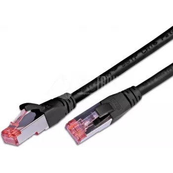 Wirewin Cat6 S/FTP PIMF -verkkokaapeli, LSOH, musta, RJ45 PKW-PIMF-KAT6 2.0 SW
