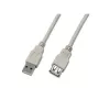 Wirewin USB A-A MF 2.0 GR USB 2.0 -jatkokaapeli, 2 m, harmaa