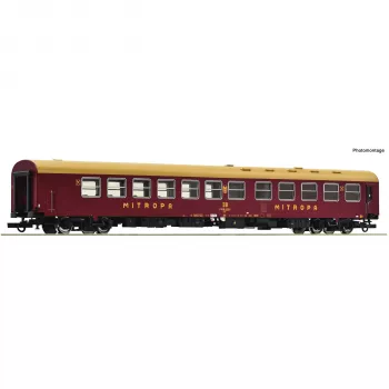 Roco 6200119 H0 ruokailuvaunu MITROPA DR, aikakausi IV, punainen/beige, 282 mm, DC