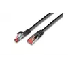 Wirewin PKW-PIMF-KAT6A 0.5 SW Cat6a S/FTP verkkokaapeli, 0,5 m, musta