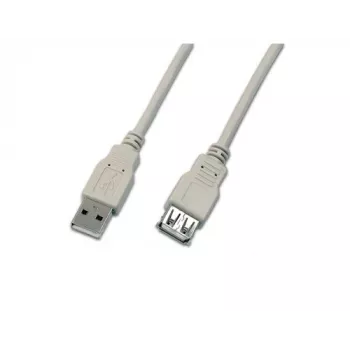 Wirewin USB 2.0 jatkokaapeli A uros A naaras 5m harmaa USB A-A MF 5.0 GR