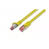 Wirewin Cat.6A S/FTP verkkokaapeli, RJ45, 1,5m, keltainen PKW-PIMF-KAT6A 1.5 GE