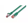 Wirewin Cat.6a S/FTP verkkokaapeli, RJ45, 0,25 m, vihreä PKW-PIMF-KAT6A 0.25 GN