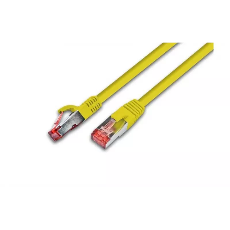 Wirewin PKW-PIMF-KAT6A 7.5 GE Cat.6A -verkkokaapeli, AWG26, 7,5 m, keltainen