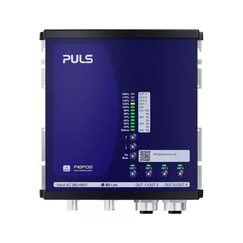 PULS FPT500.245-018-103 virtalähde 24 V 20,8 A 500 W 4 lähtöä M12