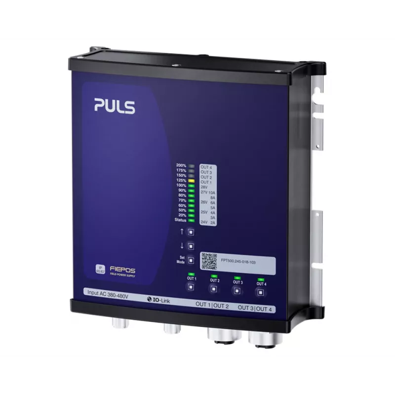 PULS FPT500.245-018-103 virtalähde 24 V 20,8 A 500 W 4 lähtöä M12