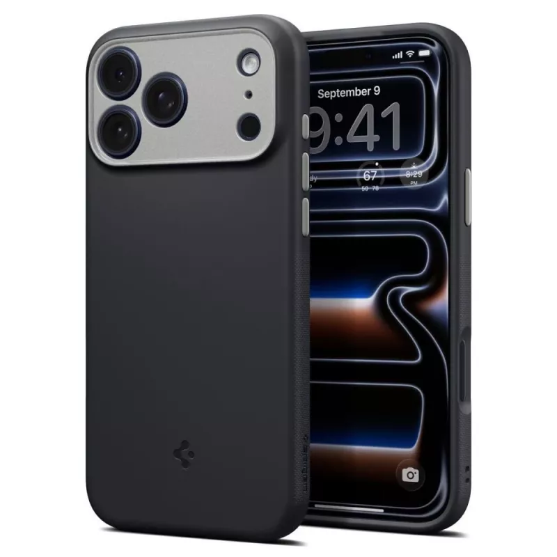 Spigen Nano Pop Mag MagSafe -kotelo iPhone 18 Pro Max / 17 Pro Max – Black Sesame