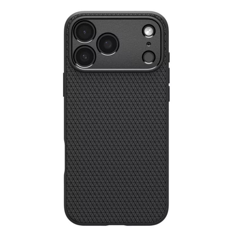 Spigen Liquid Air kuori iPhone 17 Pro / 18 Pro - mattamusta