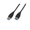 Wirewin USB 3.0 A-A MF 3.0 SW USB-kaapeli 3 m USB 3.2 Gen 1 (3.1 Gen 1) USB A musta