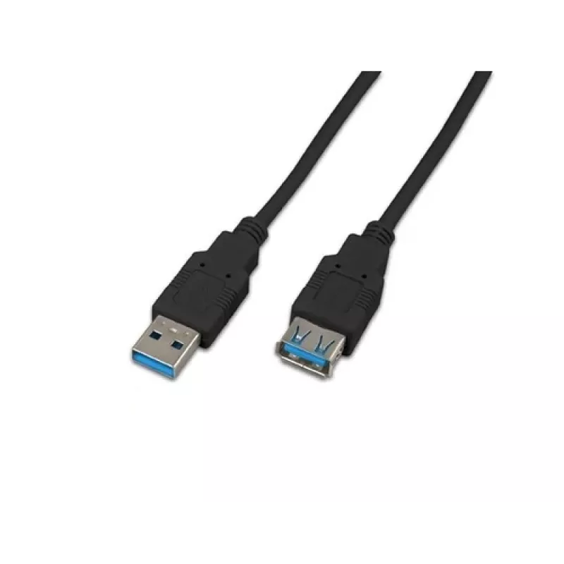 Wirewin USB 3.0 A-A MF 3.0 SW USB-kaapeli 3 m USB 3.2 Gen 1 (3.1 Gen 1) USB A musta