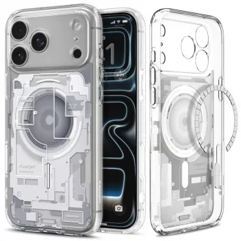 SPIGEN Ultra Hybrid MagSafe iPhone 17 Pro / 18 Pro Zero One valkoinen