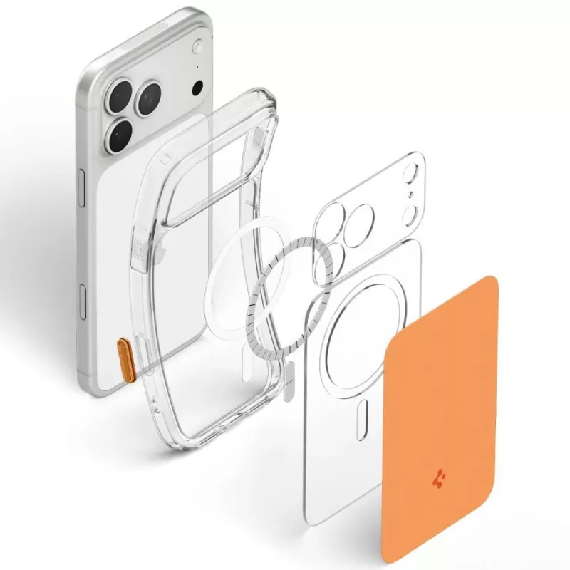 SPIGEN Ultra Hybrid T MagSafe iPhone 17 Pro / 18 Pro kiiltävä oranssi