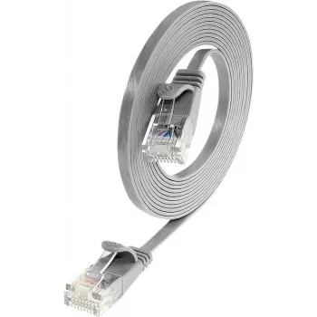Wirewin Cat.6 U/UTP Slim verkkokaapeli, RJ45, 10 m, harmaa PKW-SLIM-KAT6 10.0