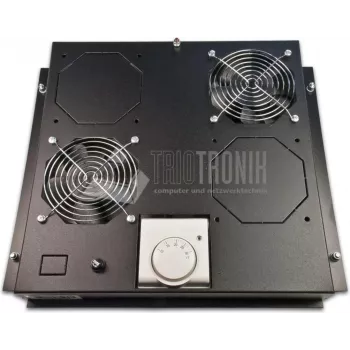 Wirewin FAN ROOF 2V BL telinejäähdytystuuletin, 2 tuuletinta, 230V, 460 m³/h, musta