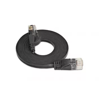Wirewin Cat.6 Slim Ethernet -verkkokaapeli U/UTP 20 m musta PKW-SLIM-KAT6 20.0 SW