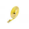 Wirewin Cat6A Slim Ethernet -verkkokaapeli U/FTP litteä keltainen 1 m 10Gbps PKW-STP-SLIM-K6A 1.0 GE