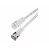 Wirewin Cat.6 SLIM -verkkokaapeli STP PIMF 0,1 m harmaa PKW-STP-SLIM-KAT6 0.1