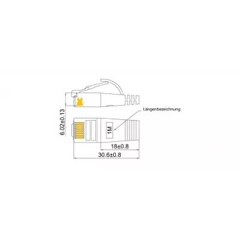Wirewin Triotronik 0,15 m Cat6 U/FTP Slim Ethernet -verkkokaapeli, RJ45 pistoke-pistoke, valkoinen (PKW-STP-SLIM-KAT6 0.15 WS)