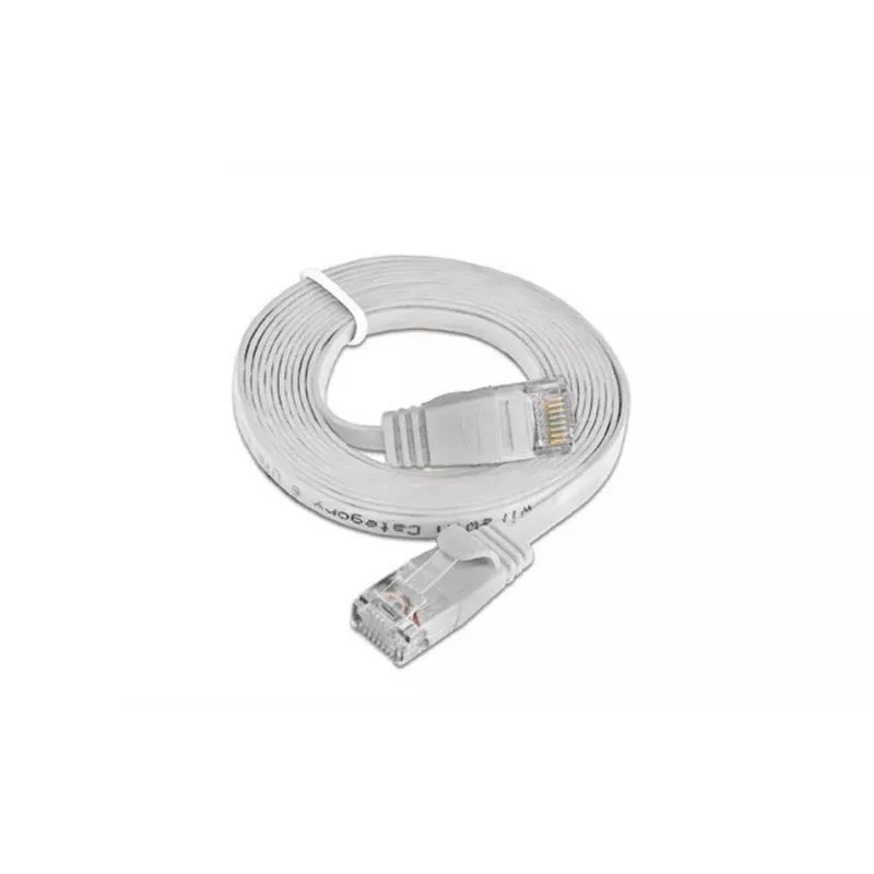 Wirewin Cat.6 Slim verkkokaapeli U/UTP 0,1 m valkoinen PKW-SLIM-KAT6 0.1 WS