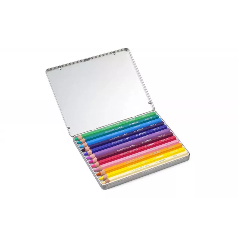JOLLY X-BIG CANDYCOLOURS värikynät, sekoitetut värit, 12 kpl (3099-0137)