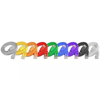 Wirewin SLIM -verkkokaapeli U/UTP Cat6 keltainen 0,75 m PKW-SLIM-KAT6 0.75 GE