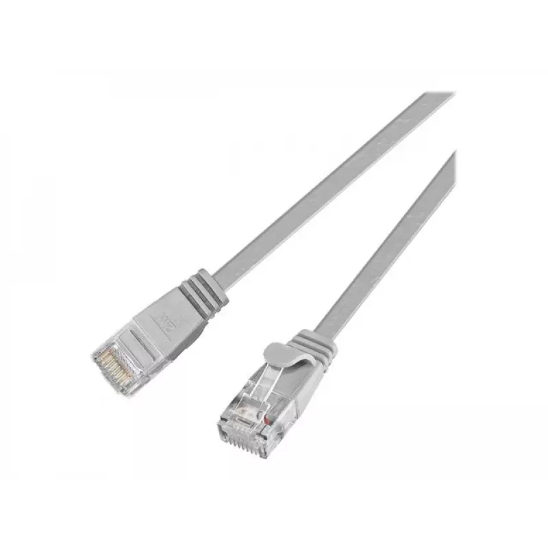 Wirewin SLIM patchkaapeli UTP verkkokaapeli harmaa 15 m Cat6 U/UTP (PKW-SLIM-KAT6 15.0)