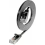Wirewin Cat.6 Slim patchkaapeli U/UTP 15 m musta PKW-SLIM-KAT6 15.0 SW