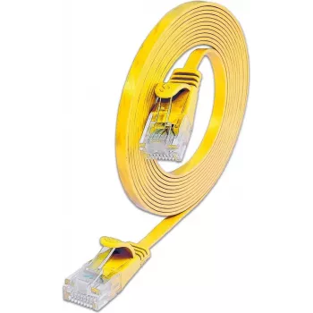 Wirewin Triotronik Cat6 U/UTP patchkaapeli, 0,25 m, RJ45-RJ45, keltainen PKW-SLIM-KAT6 0.25 GE