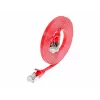 Wirewin SLIM S6 01 RT - Cat.6 SLIM patchkaapeli, STP(PIMF), 0,1 m, punainen PKW-STP-SLIM-KAT6 0.1 RT