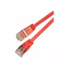 Wirewin SLIM S6 01 RT - Cat.6 SLIM patchkaapeli, STP(PIMF), 0,1 m, punainen PKW-STP-SLIM-KAT6 0.1 RT
