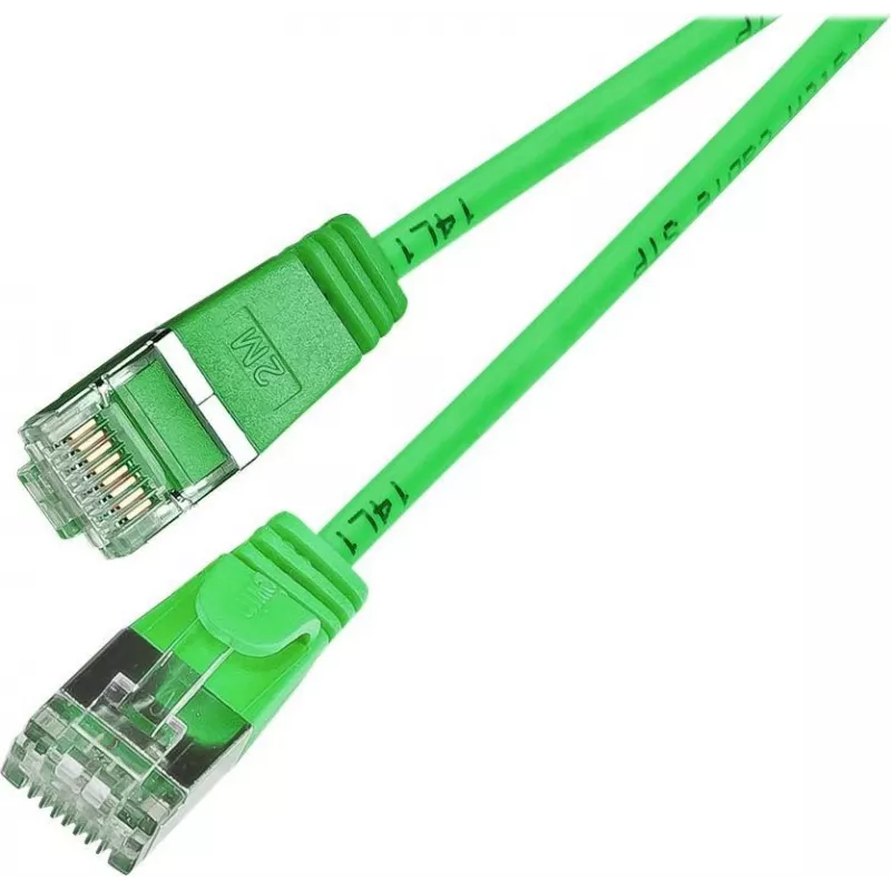 Wirewin Triotronik PKW-LIGHT-STP-K6 1.0 GN Cat6 STP patchkaapeli, RJ-45-pistoke-pistoke, 1 m, vihreä
