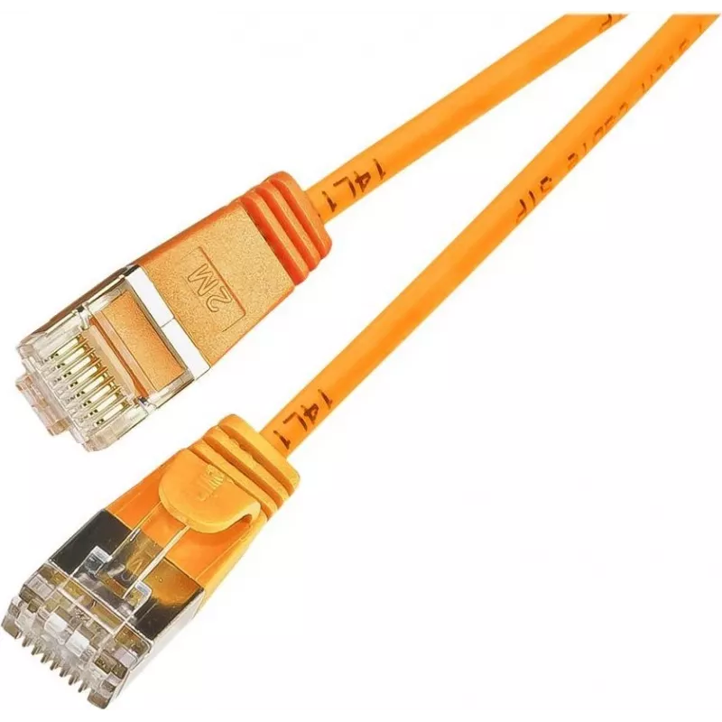 Wirewin Triotronik PKW-LIGHT-STP-K6 1.0 OR Cat6 F/FTP patchkaapeli, 1 m, oranssi