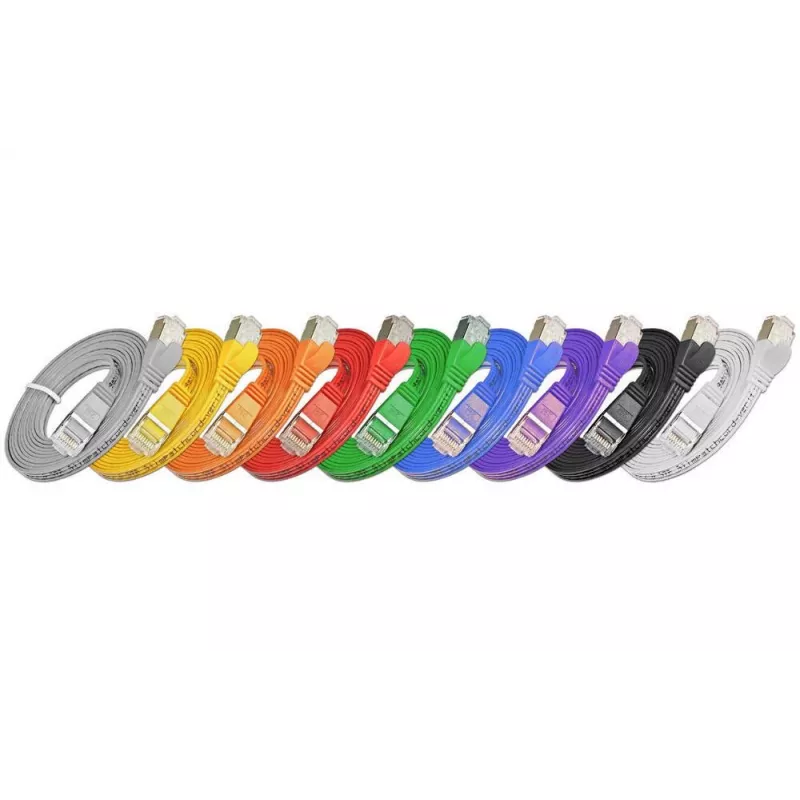 Wirewin Triotronik Cat6 U/FTP Slim patchkaapeli 1 m violetti PKW-STP-SLIM-KAT6 1.0 VT