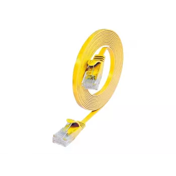 Wirewin Triotronik Cat6 U/UTP -liitäntäkaapeli 20 m keltainen RJ45 PKW-SLIM-KAT6 20.0 GE