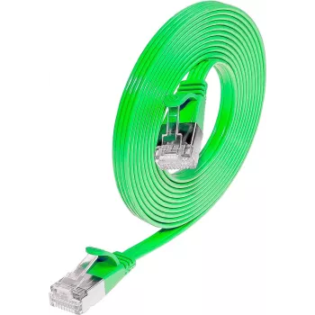 Wirewin SLIM S6 25 GN - Cat.6 SLIM -liitäntäkaapeli, STP (PIMF), 25 m, vihreä PKW-STP-SLIM-KAT6 25.0 GN