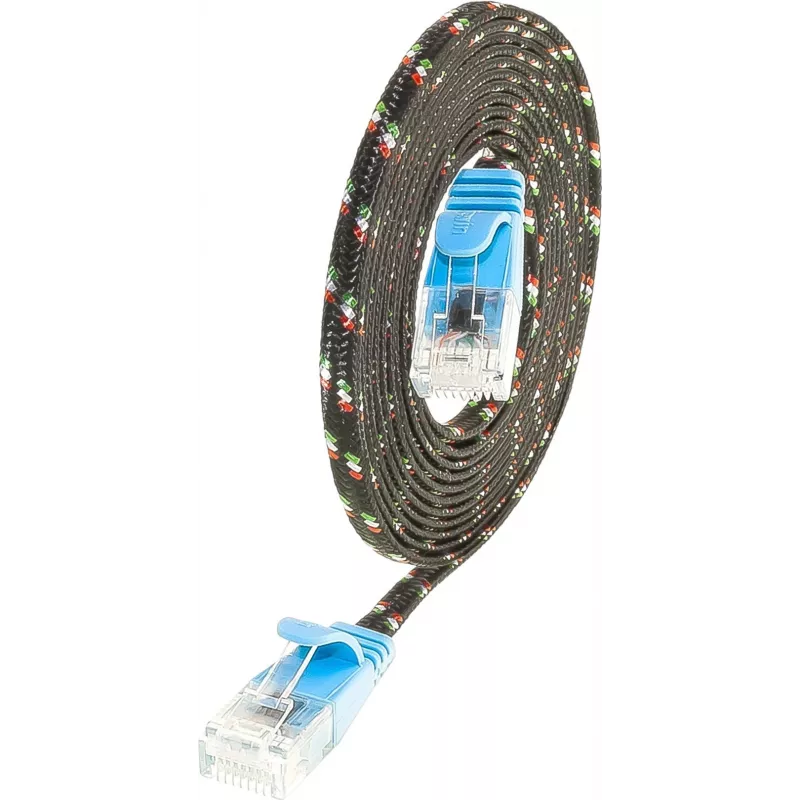 Wirewin PKW-TOUGH-K6 1.0 BL - Cat.6 Slim Tough Ethernet -liitäntäkaapeli, U/UTP, 1 m, sininen